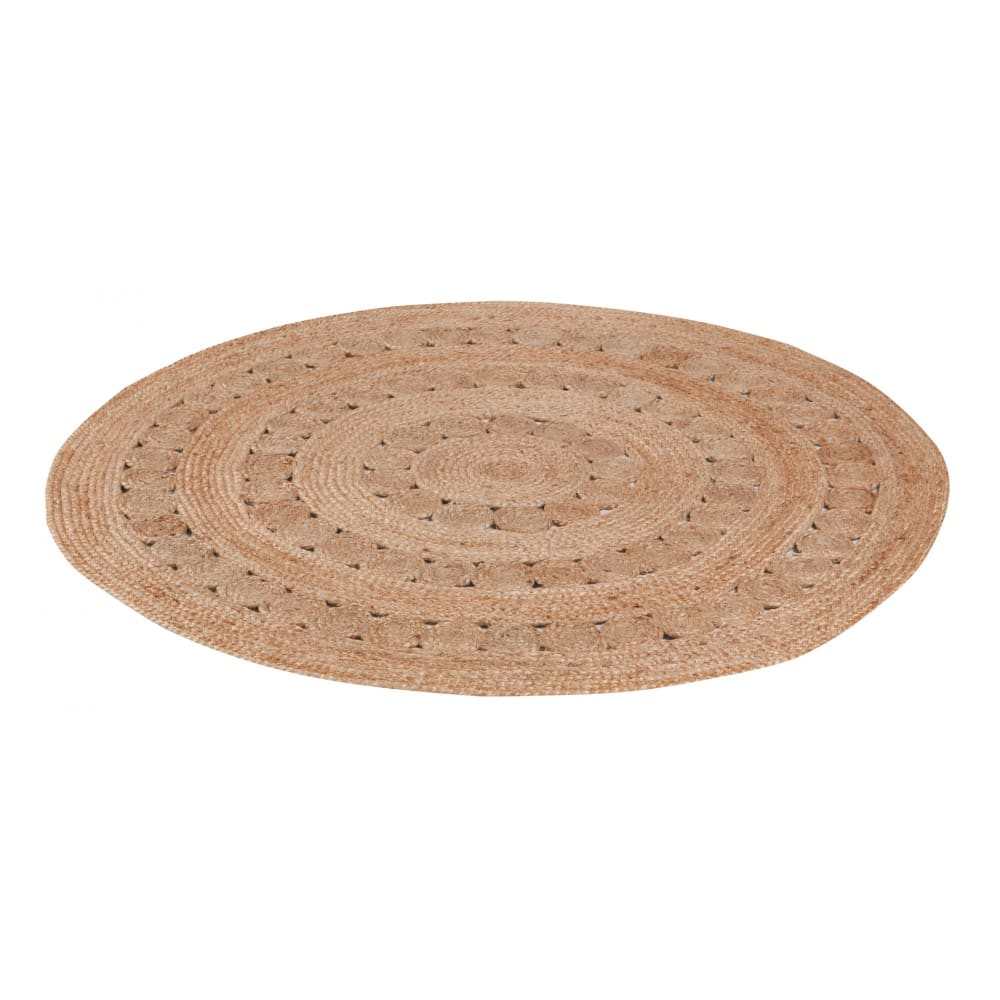 Tapis en jute naturel diameter 120 cm — vue 3