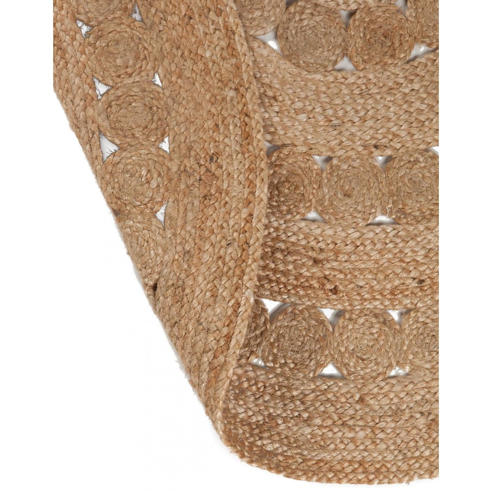 Tapis en jute naturel diameter 120 cm — vue 4