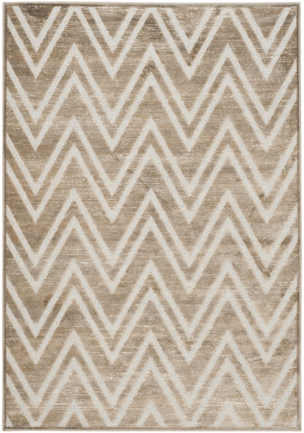 Tapis de transition en viscose gris, 122 x 170 cm