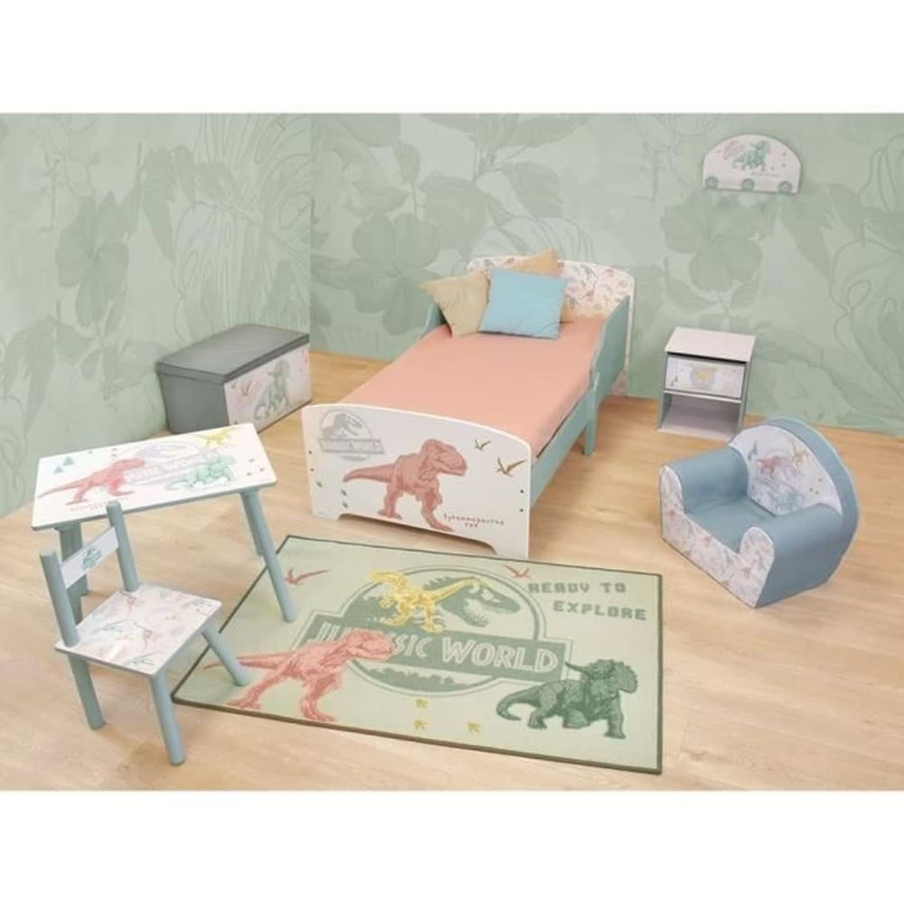 Jurassic world tapis dinosaure 120 x 80 cm — vue 4