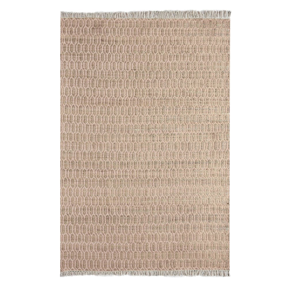Tapis  en chanvre naturel/ivoire