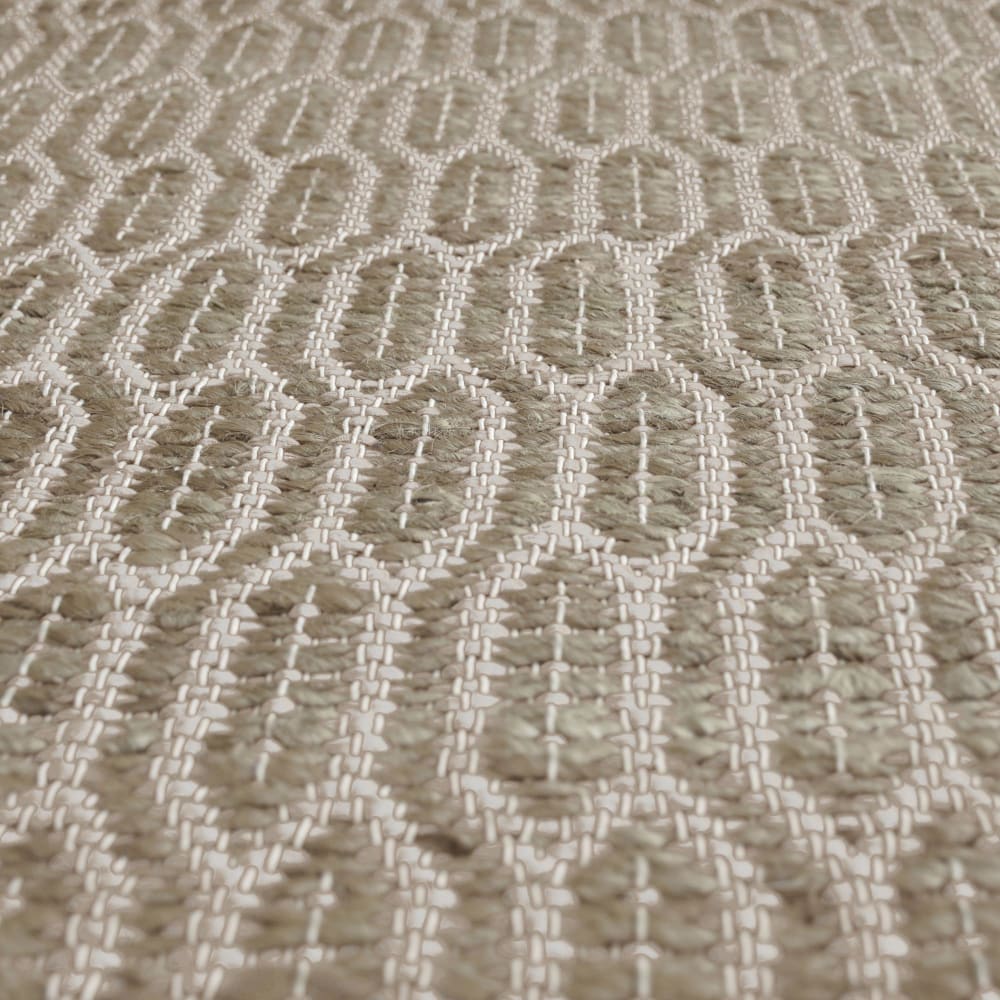 Tapis en chanvre naturel/ivoire 120 x 180 cm — vue 3