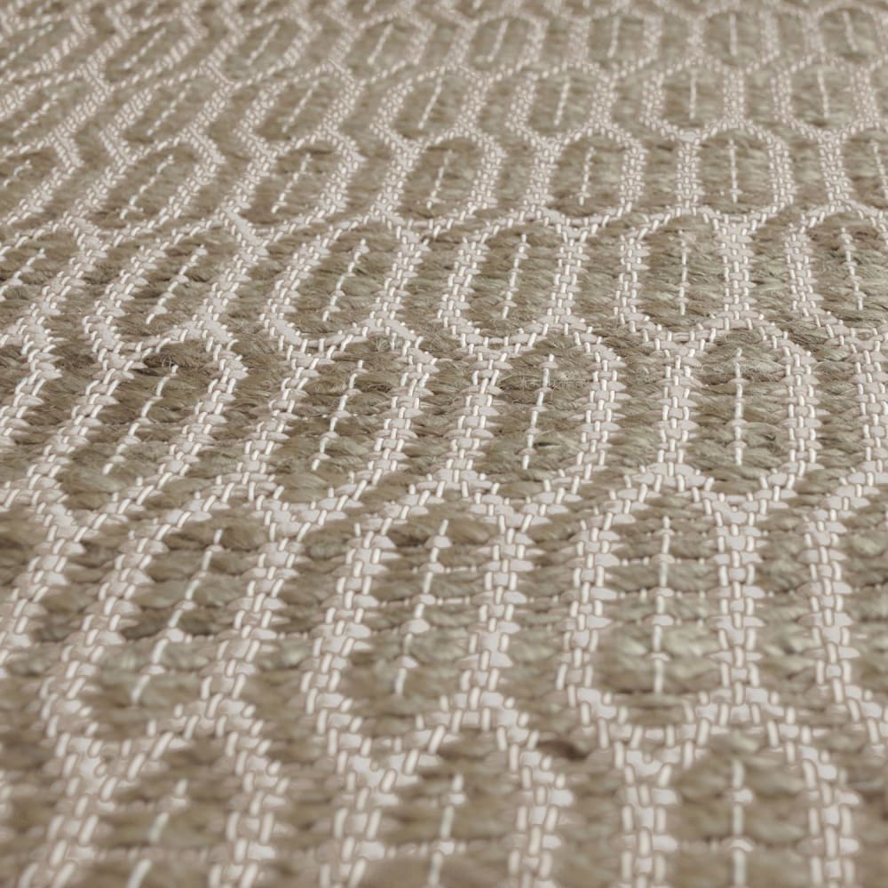 Tapis en chanvre naturel/ivoire 120 x 180 cm — vue 4