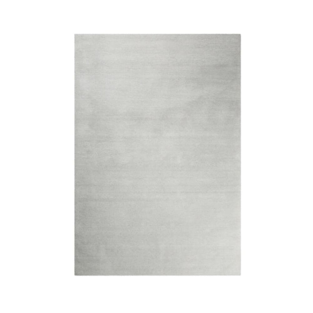 Tapis uni design en polyester gris clair 120x170