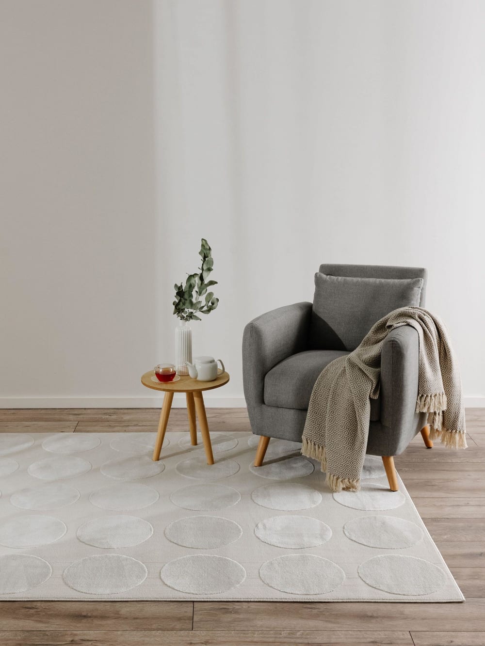 Tapis crème 120x170 — vue 3