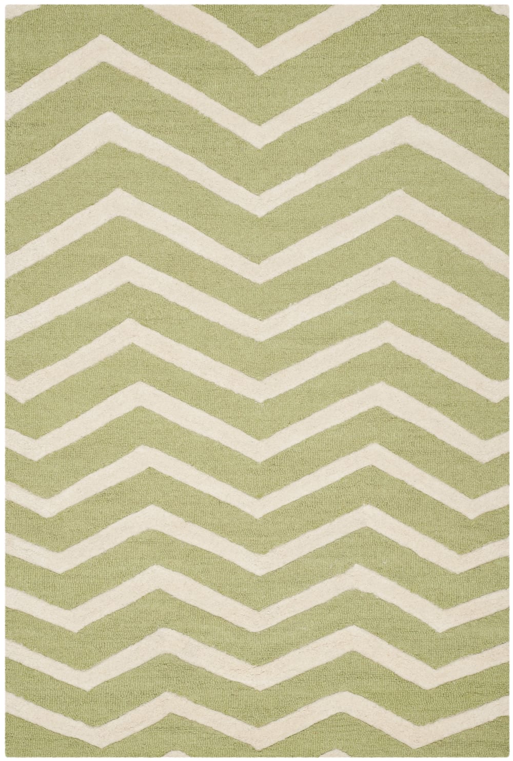 Tapis laine vert 122