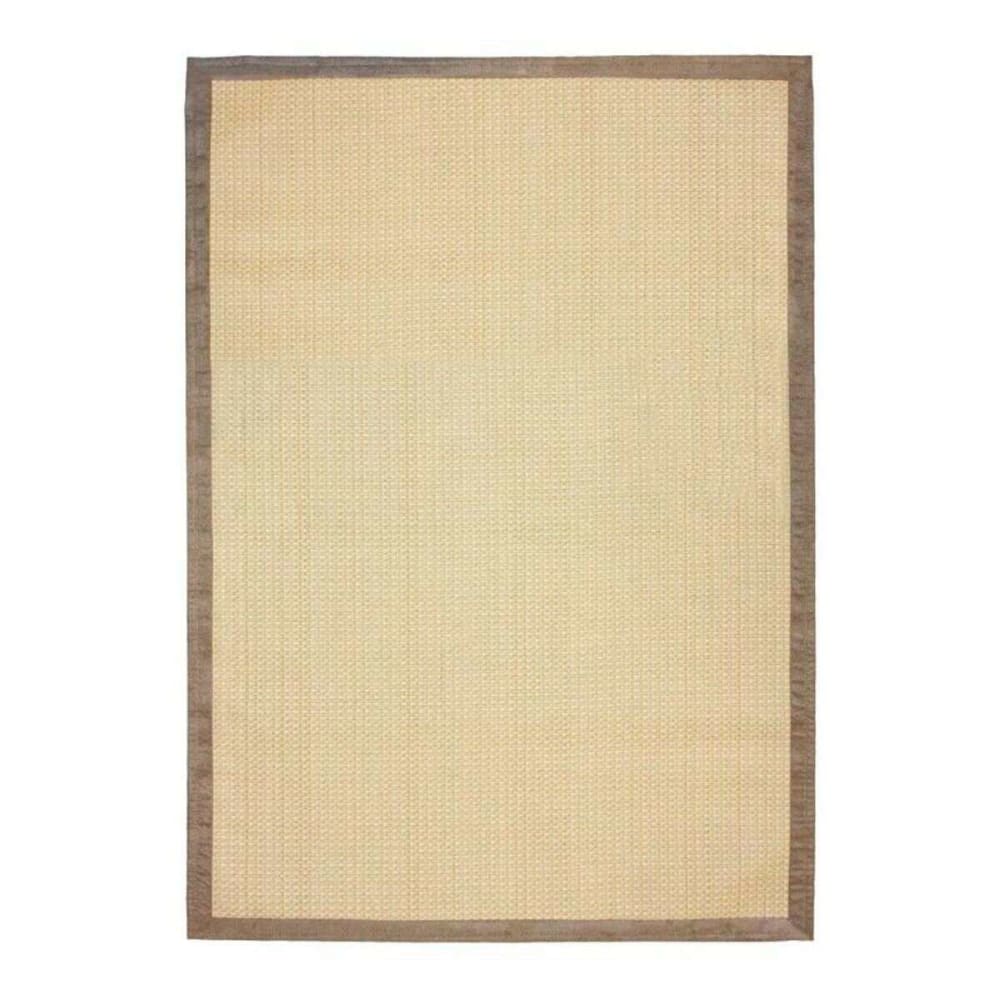 Tapis tressé pour intérieur et extérieur beige 120x170