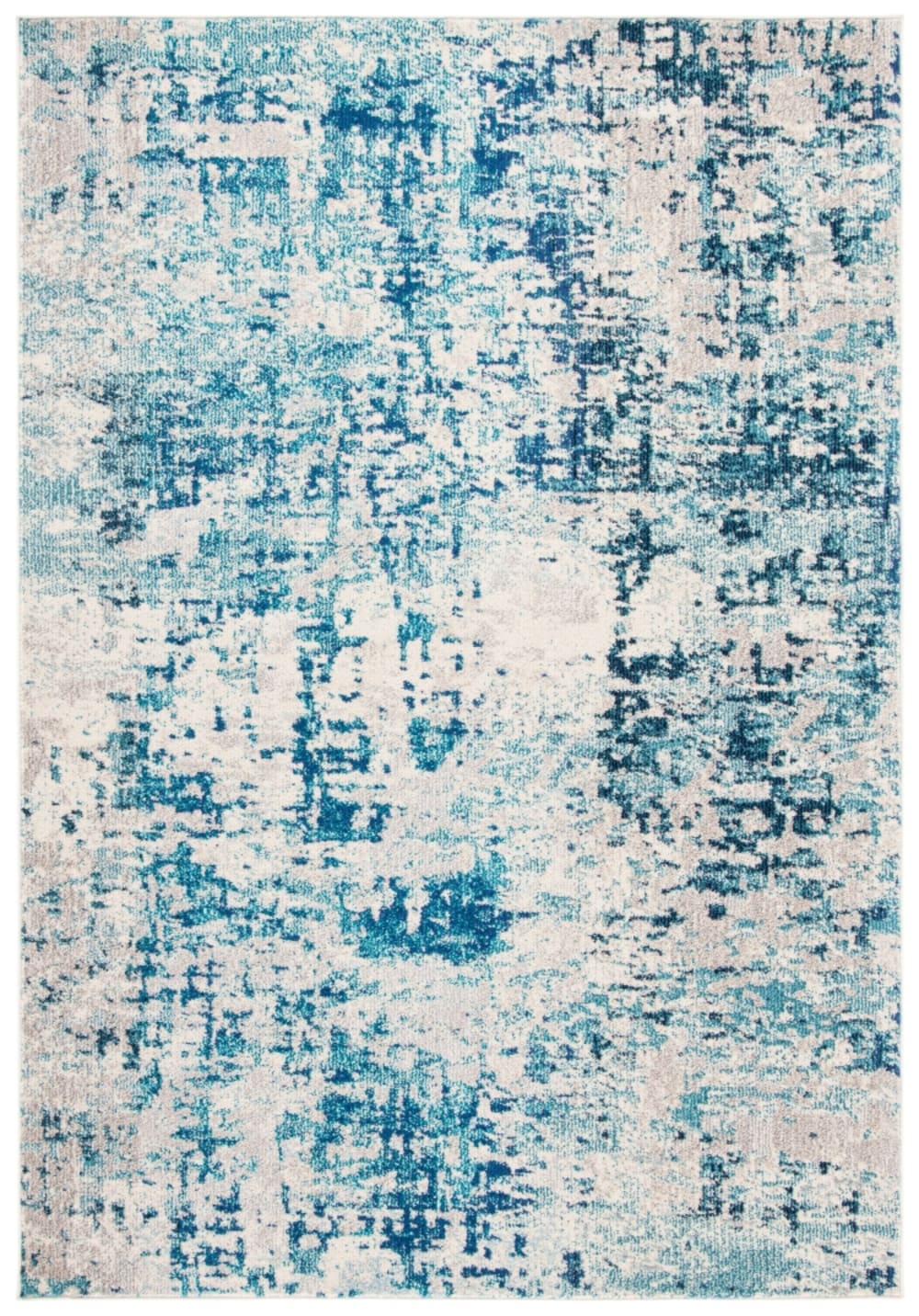 Tapis ivoire / bleu 122