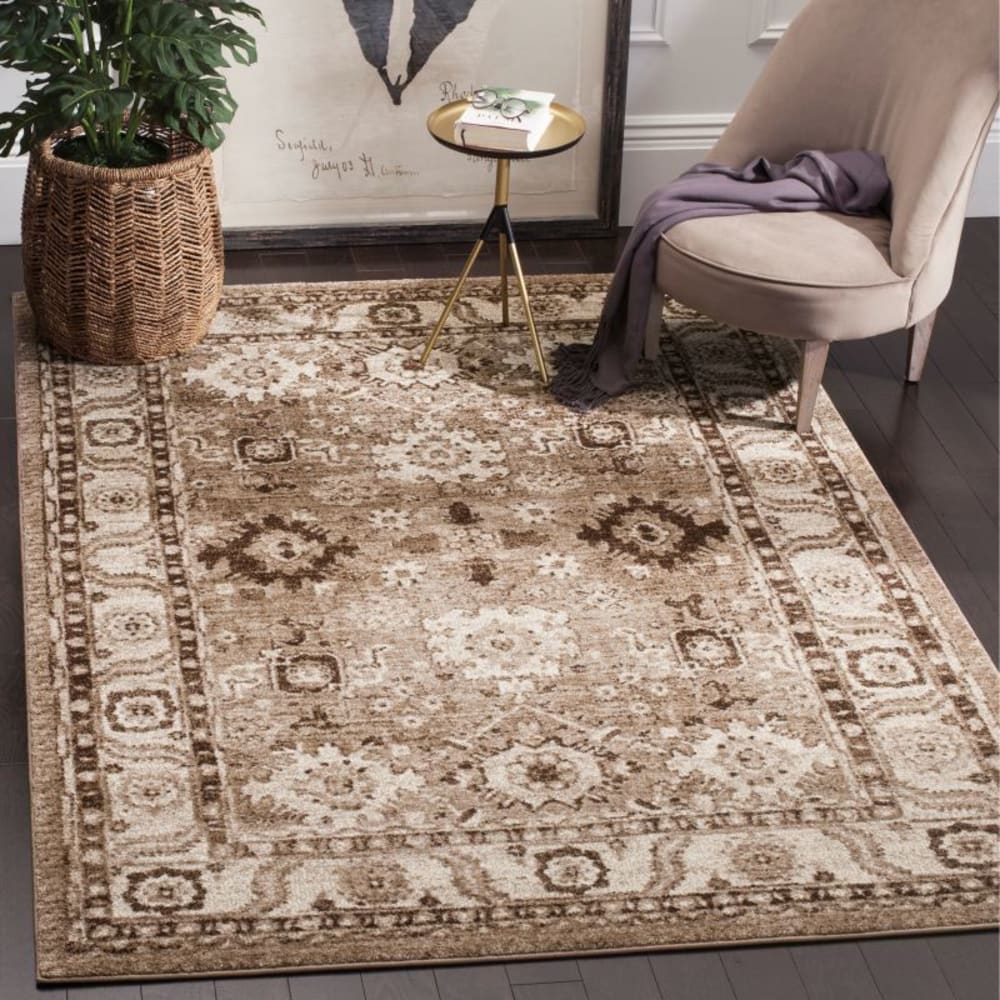 Tapis de transition en polypropylène taupe, 122 x 183 cm — vue 3
