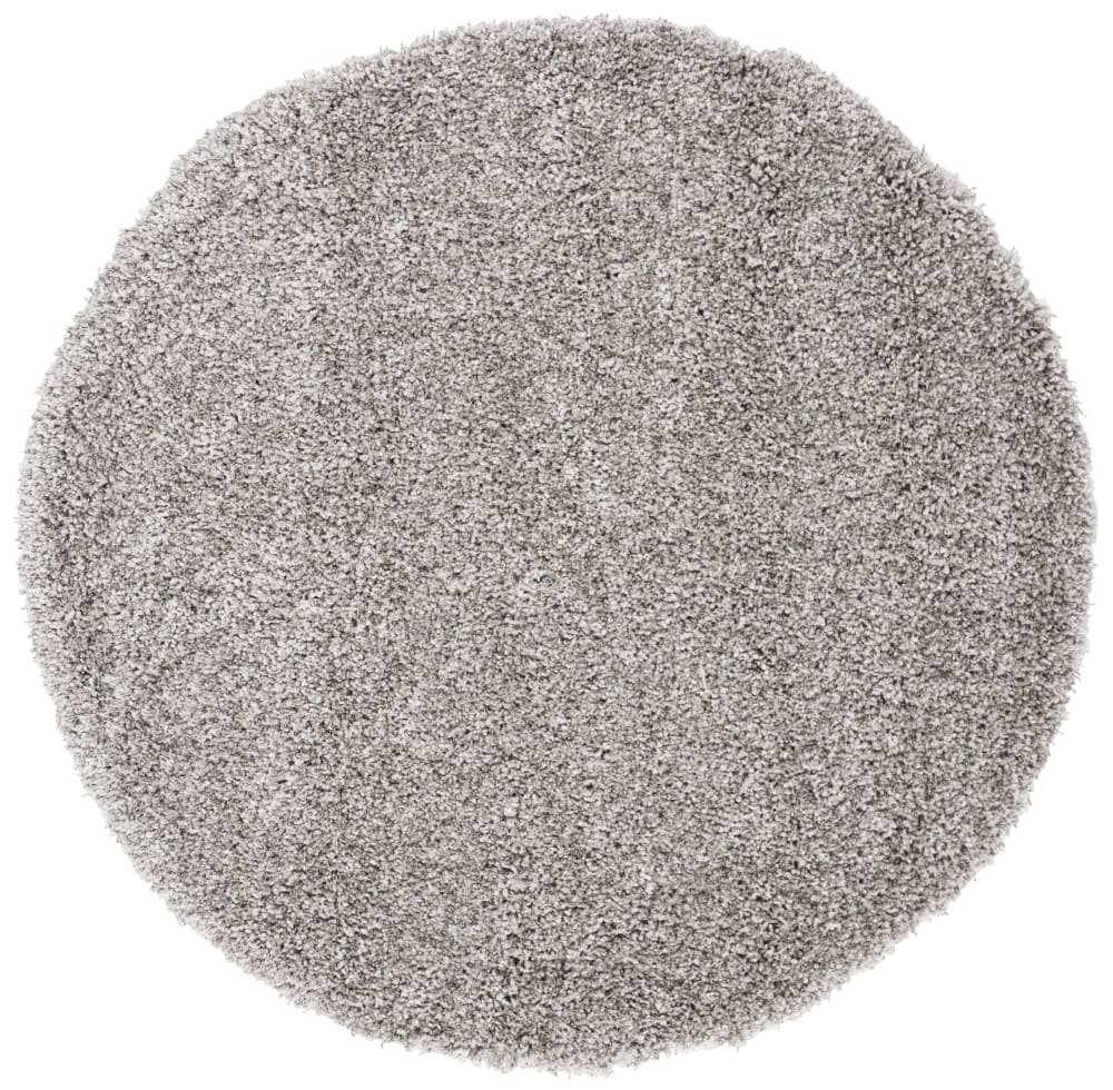 Tapis en polypropylène argent, 122 cm