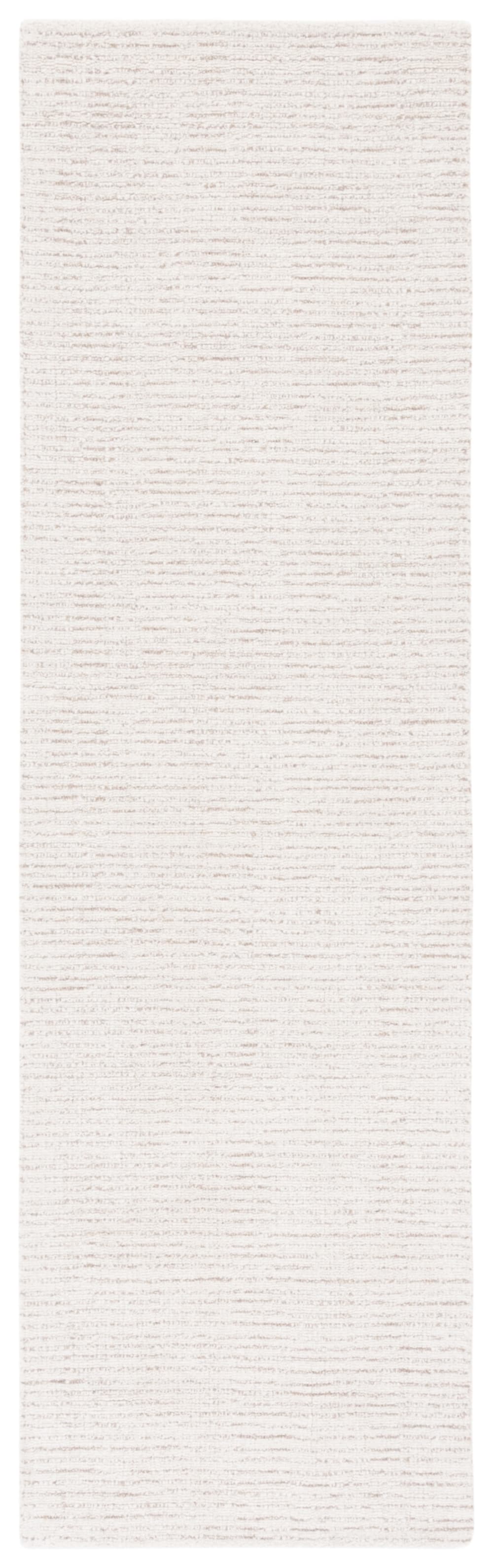 Tapis contemporain en laine blanc/gris, 69 x 122 cm