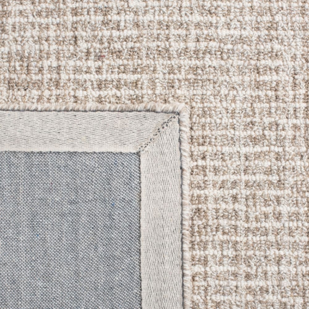 Tapis contemporain en laine blanc/gris, 69 x 122 cm — vue 4