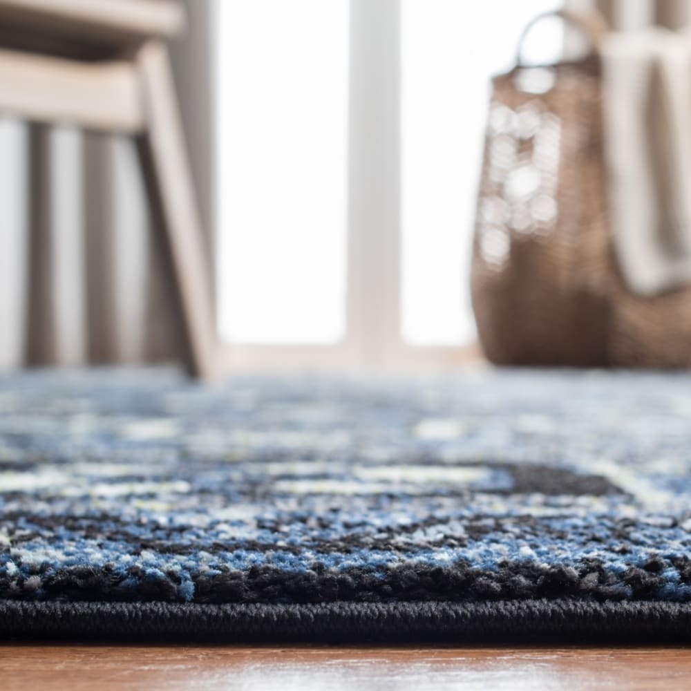 Tapis de transition en polypropylène bleu/gris, 122 x 183 cm — vue 4