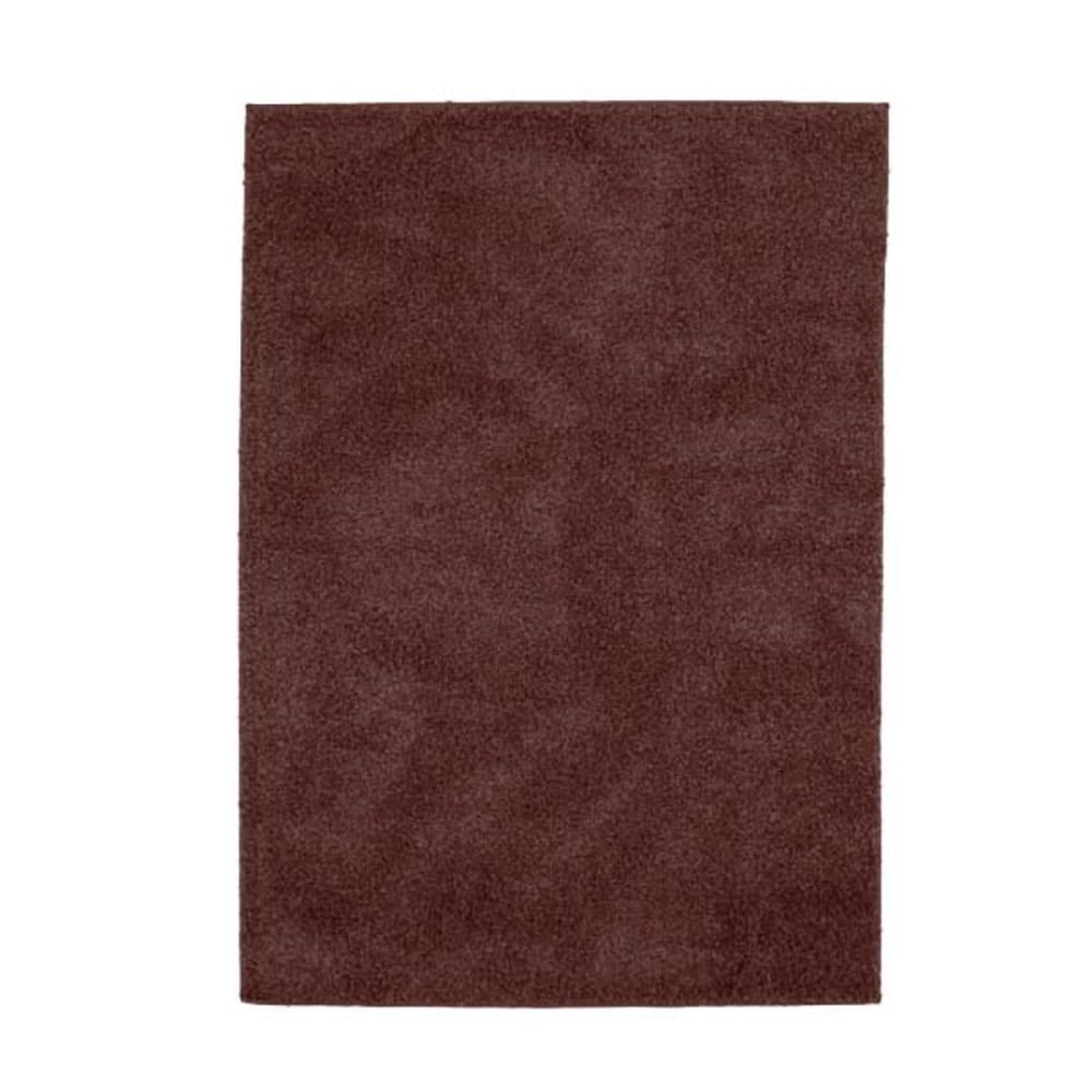 Tapis à poils longs toucher laineux chocolat 120x170 — vue 3