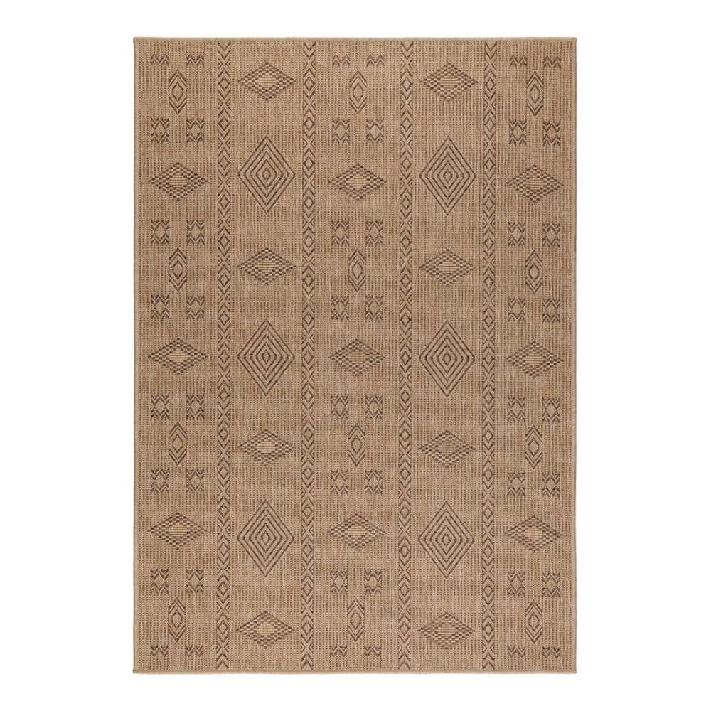 Tapis uni vintage en polypropylène noir 120x170