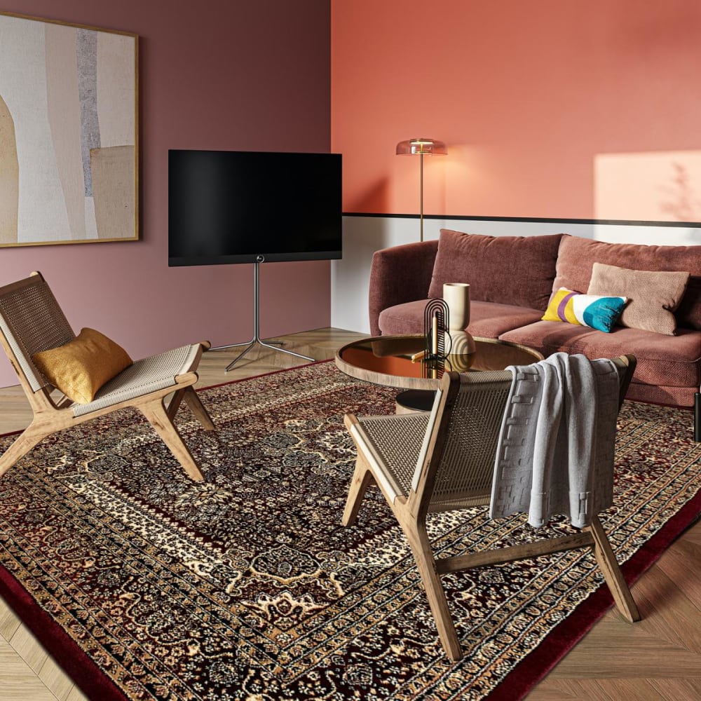 Tapis orient style 120x170 rouge