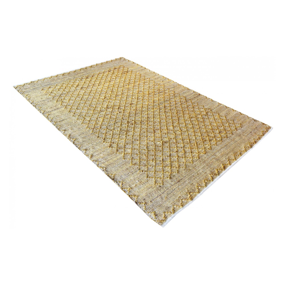 Tapis en chanvre or 120 x 180 cm — vue 3