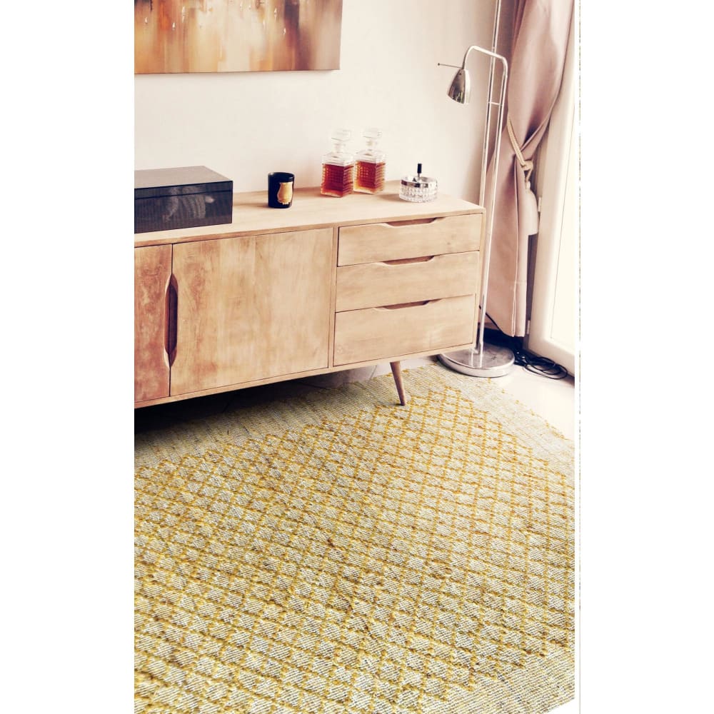 Tapis en chanvre or 120 x 180 cm — vue 4