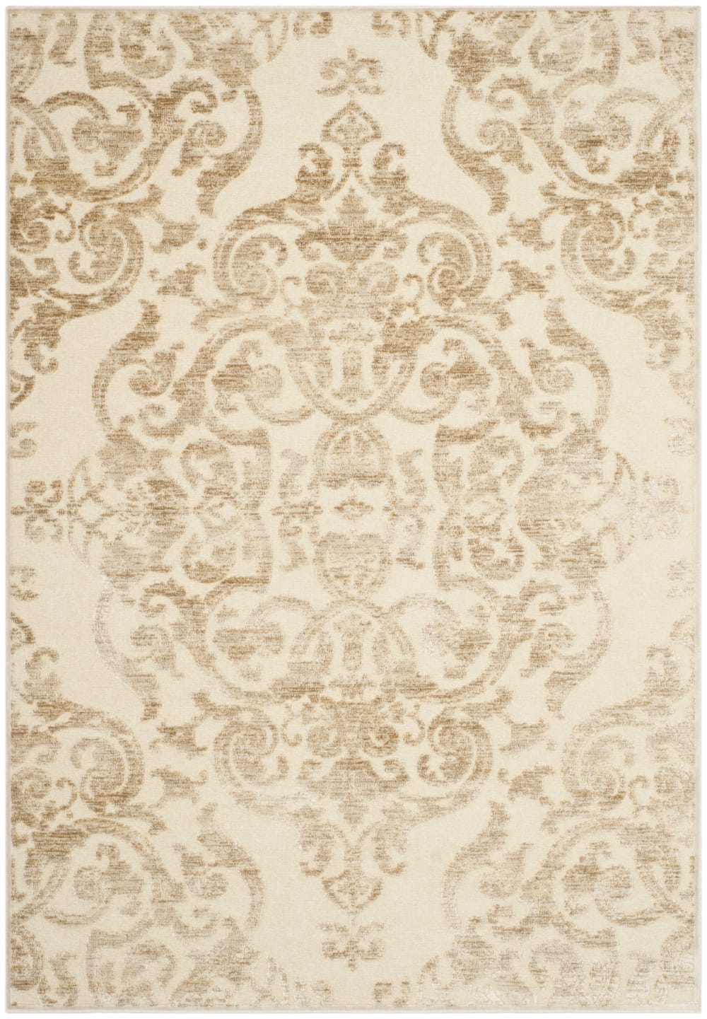 Tapis viscose beige 122 - 170