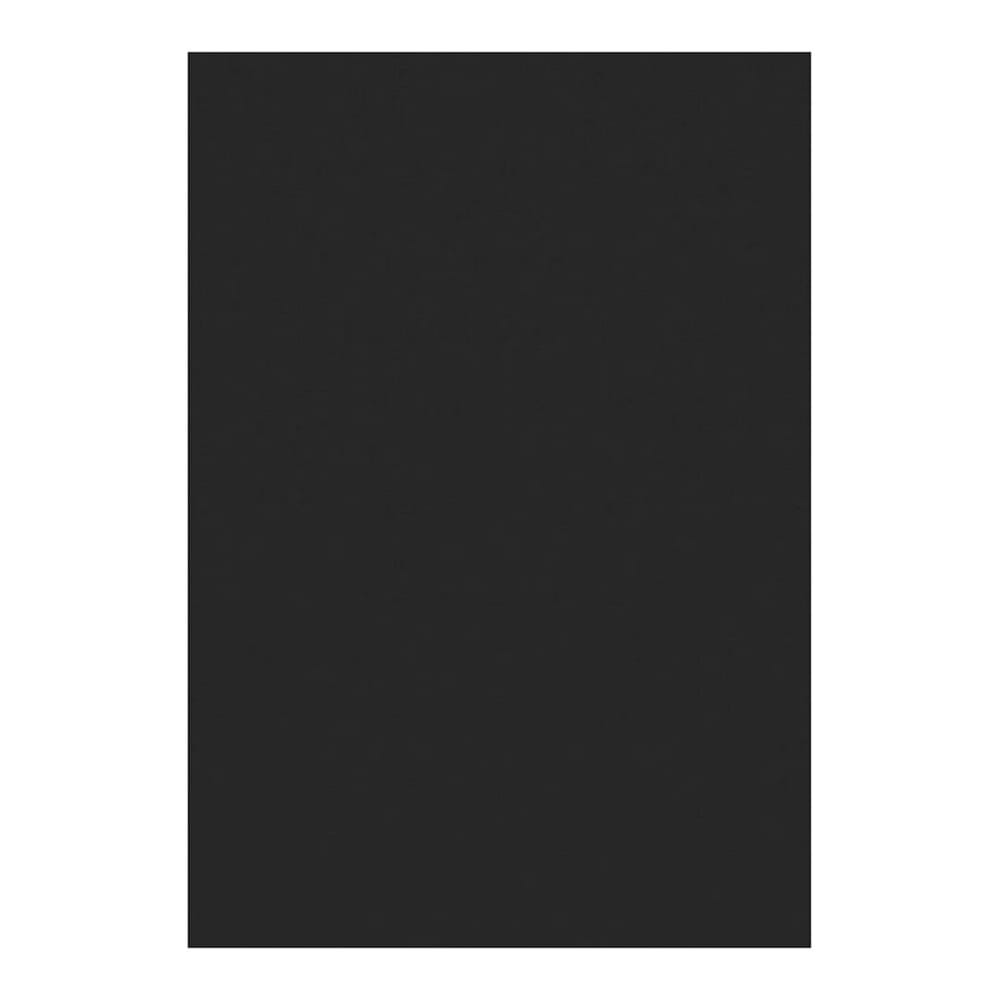 Tapis uni design en polyester noir 120x170