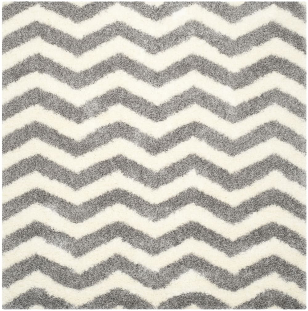 tapis gris 122 x 122