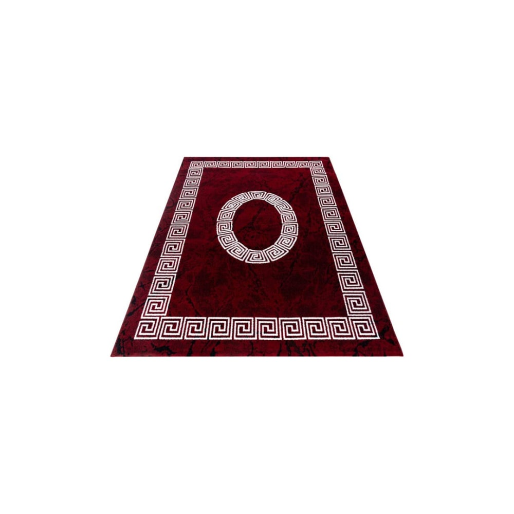 Tapis  baroque en polypropylène rouge 120x170