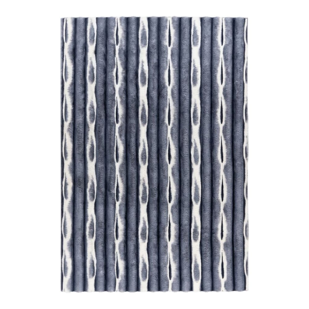 Tapis  design en polyester bleu 120x170