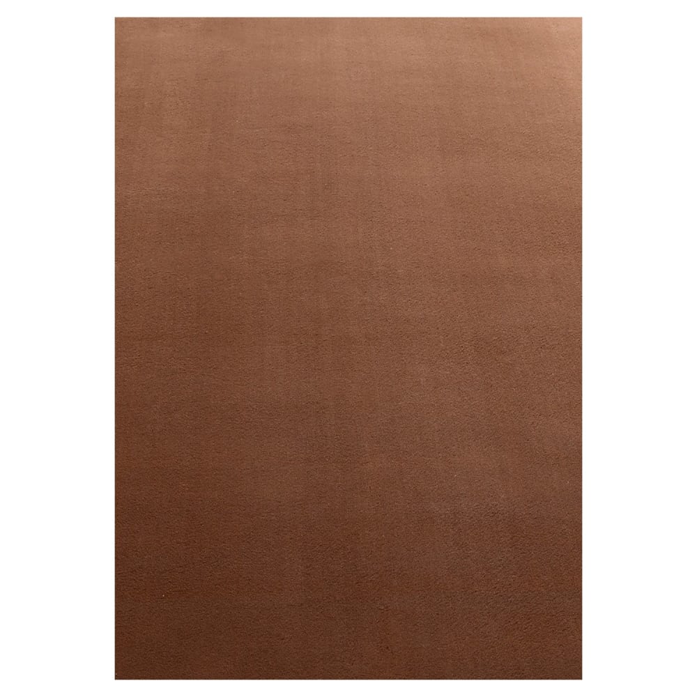 Tapis lavable en microfibre douce - marron 120x170cm