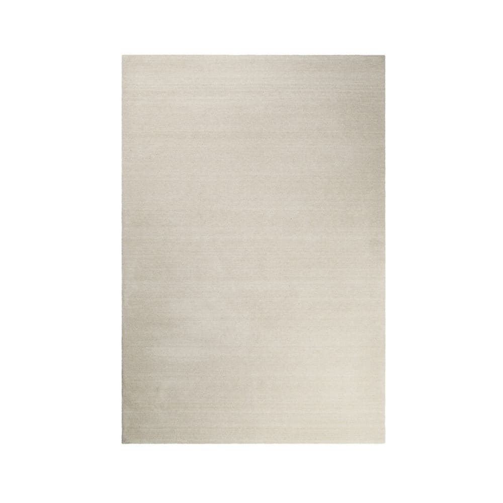 Tapis uni design en polyester beige mix 120x170