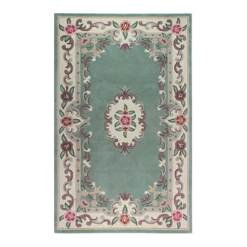 Tapis  orientale en laine vert 120x180