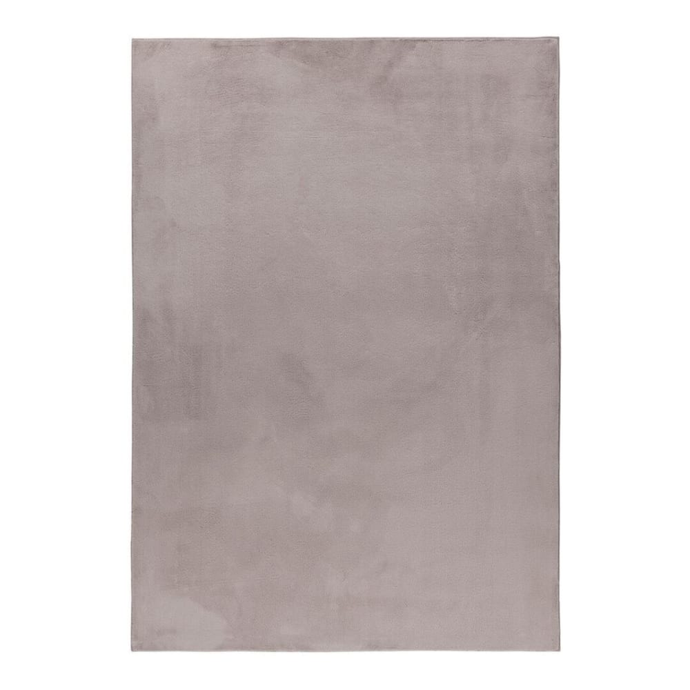 Tapis uni design en polyester beige 120x170