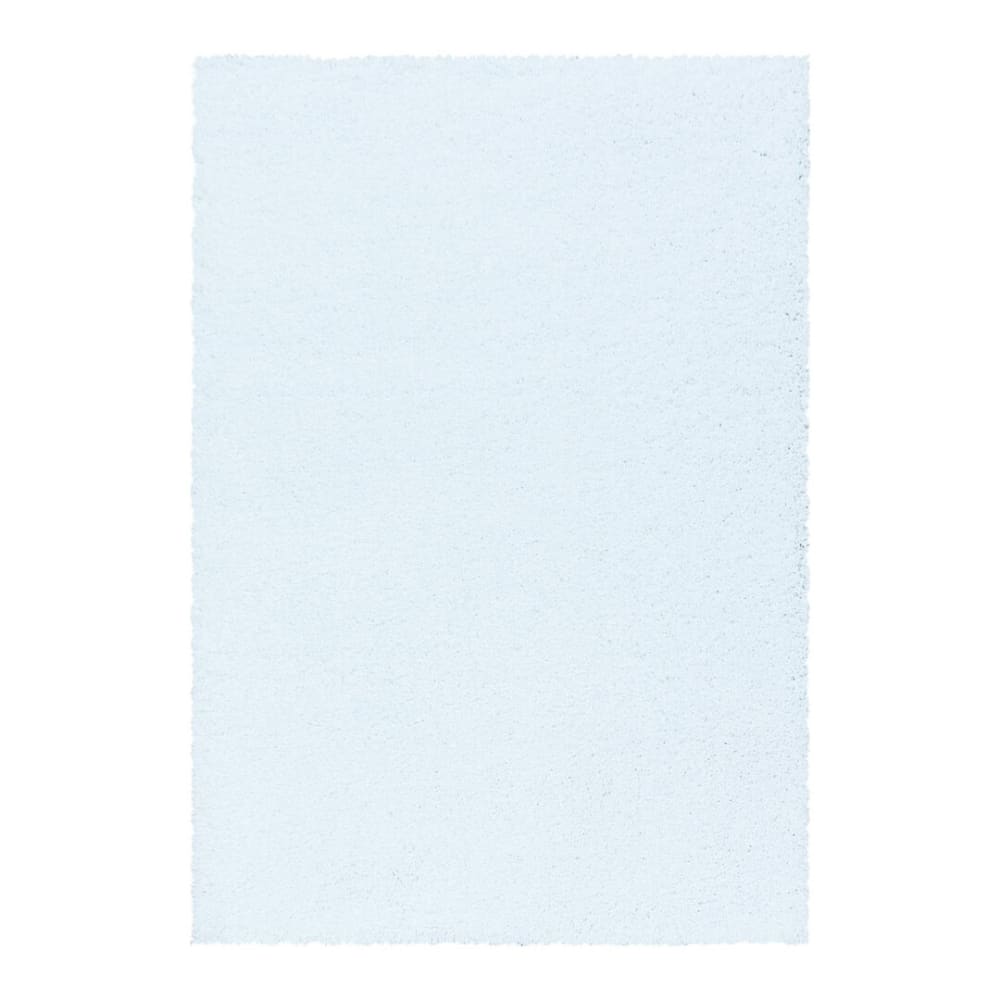 Tapis uni design en polypropylène blanc 120x170