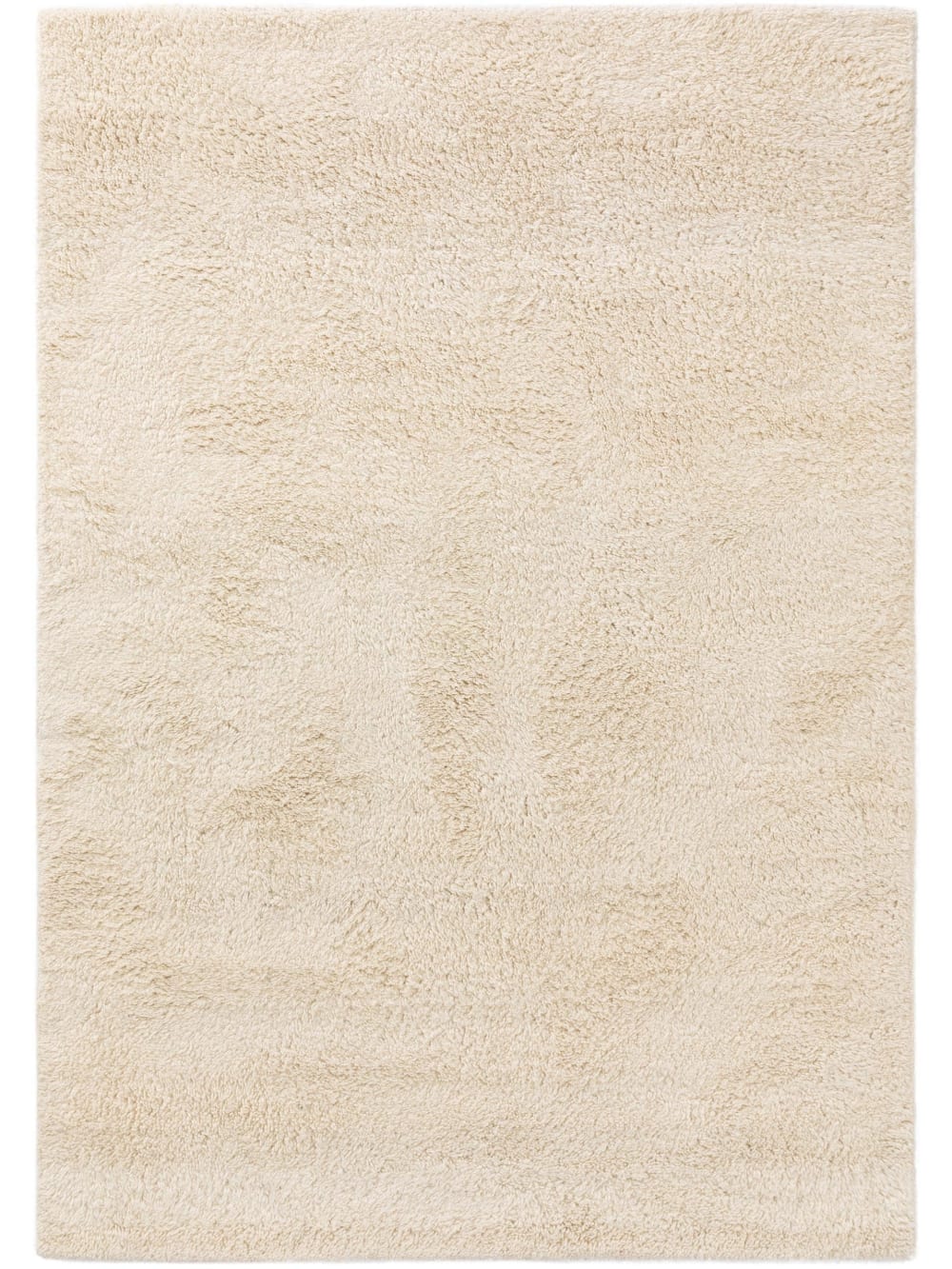 Tapis de laine crème