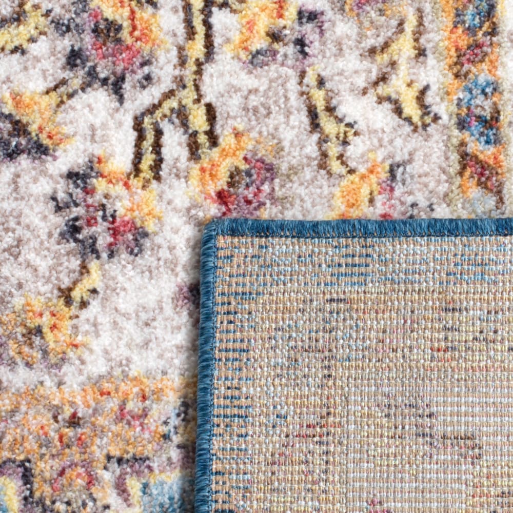 Tapis de transition en polyester bleu/blanc, 122 x 183 cm — vue 4