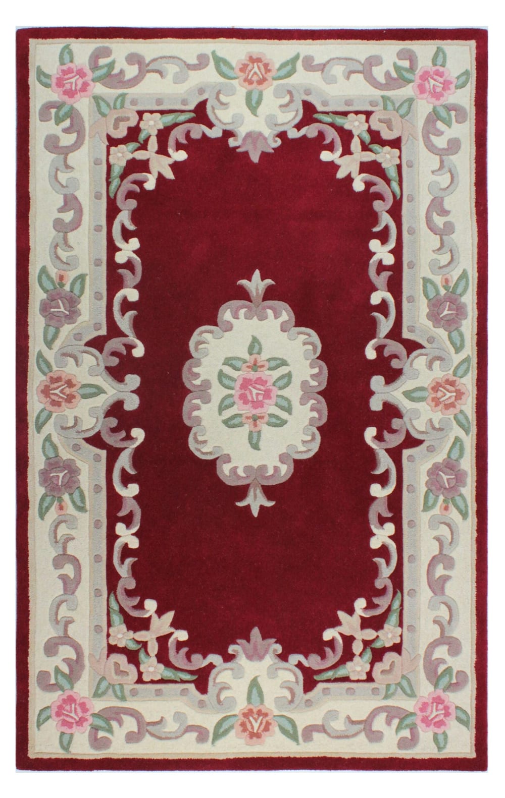 Tapis en laine rouge 120x180cm