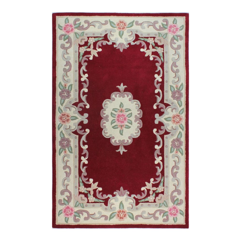 Tapis  orientale en laine rouge 120x180