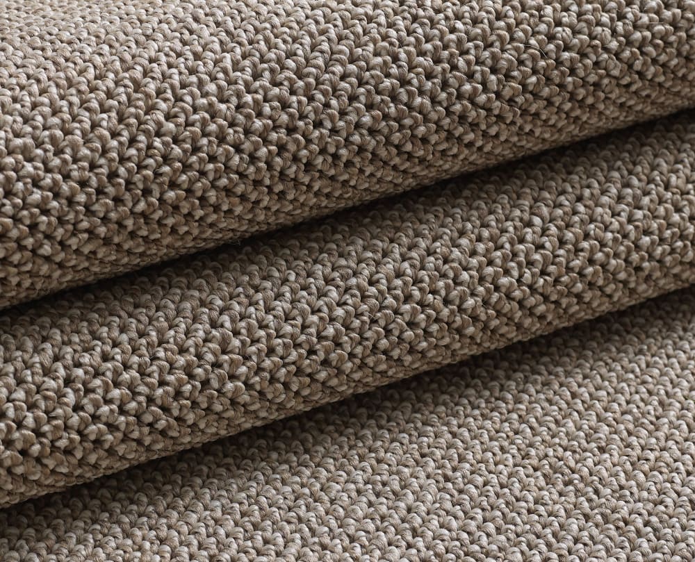 Tapis rond naturel aspect jute moka 120x120cm — vue 4