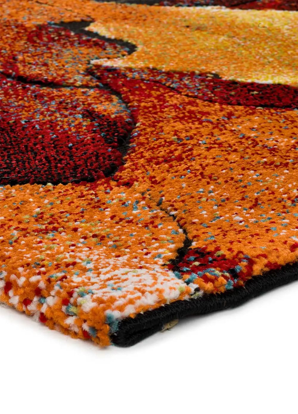 Tapis floral multicolore 120x170 cm — vue 4