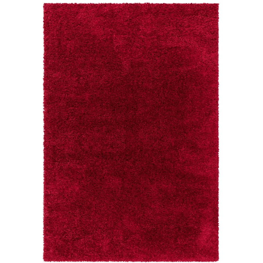 Tapis de salon en polypropylène rouge 120x170 cm
