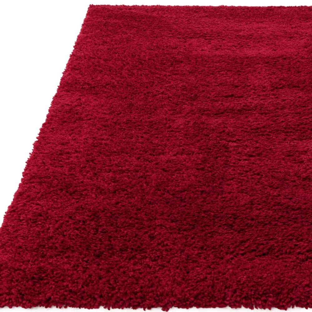 Tapis de salon en polypropylène rouge 120x170 cm — vue 3