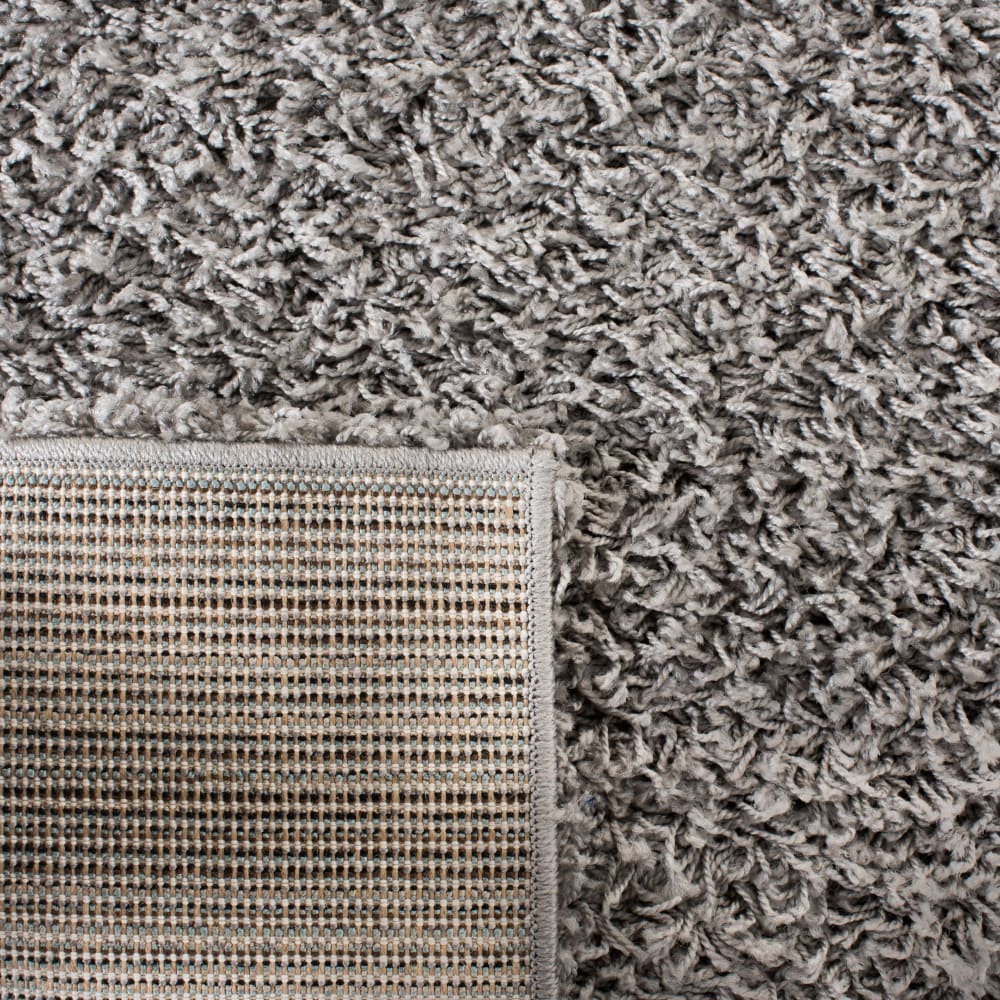 Tapis shag en polypropylène gris, 122 x 183 cm — vue 4