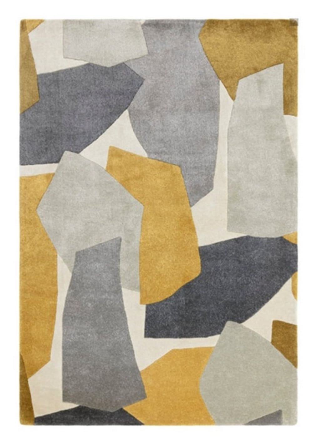 Tapis de salon moderne - jaune