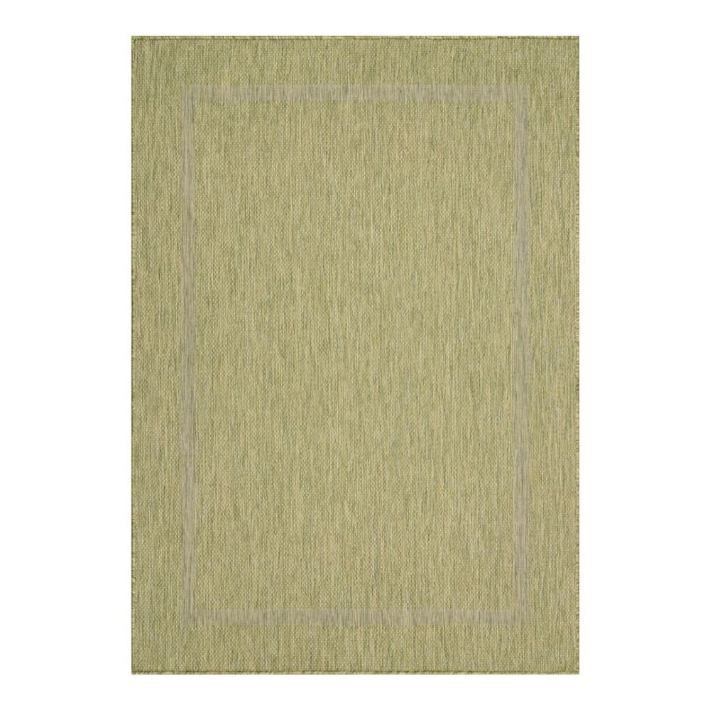Tapis  contemporaine en polypropylène vert 120x170