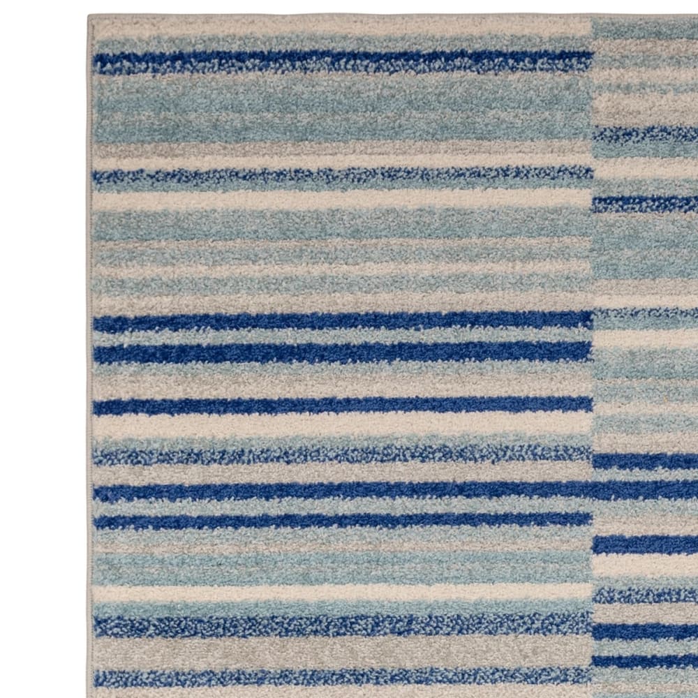 Tapis en polypropylène bleu 120x170 cm — vue 3