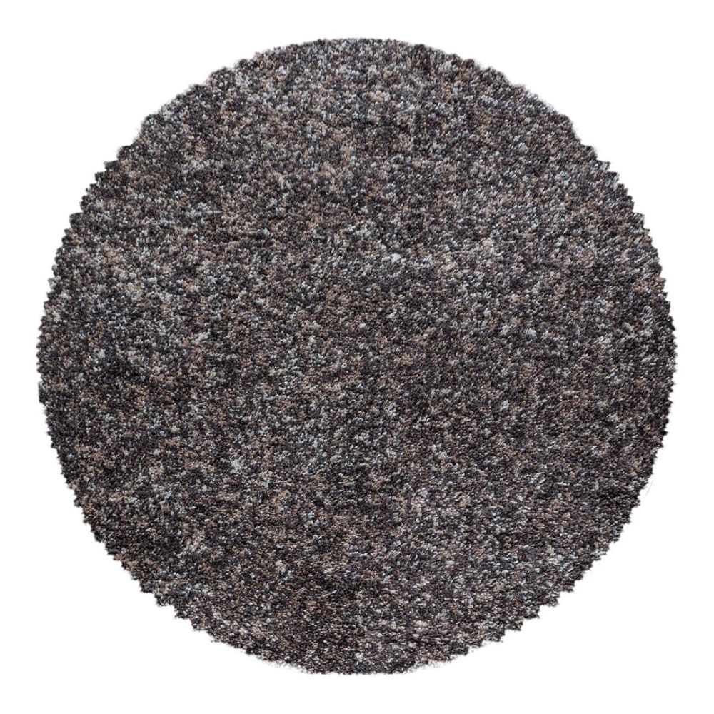 Tapis  design en polypropylène taupe Ø 120