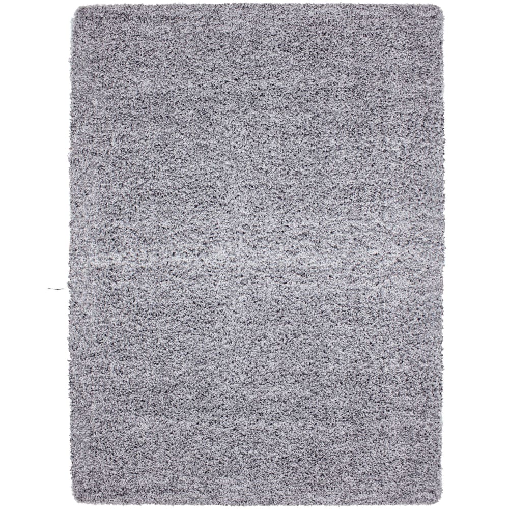 SHAGGY - Tapis Uni à poils longs - Gris clair 120 x 170 cm