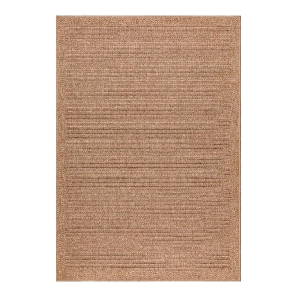 Tapis uni vintage en polypropylène beige 120x170