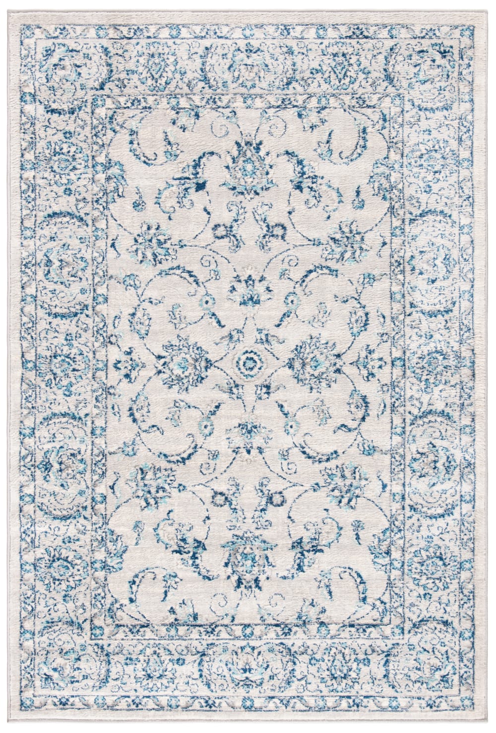 Tapis gris 122 x 183 cm
