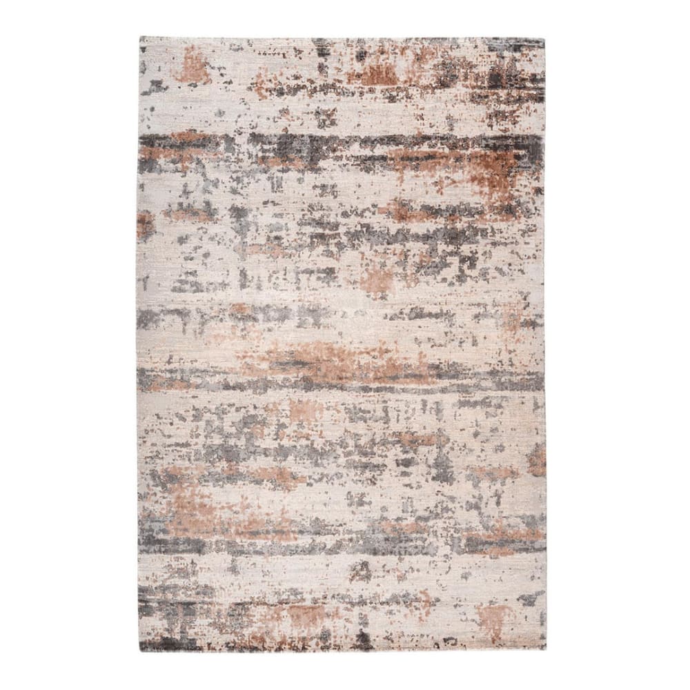 Tapis  baroque en bambou taupe 120x170