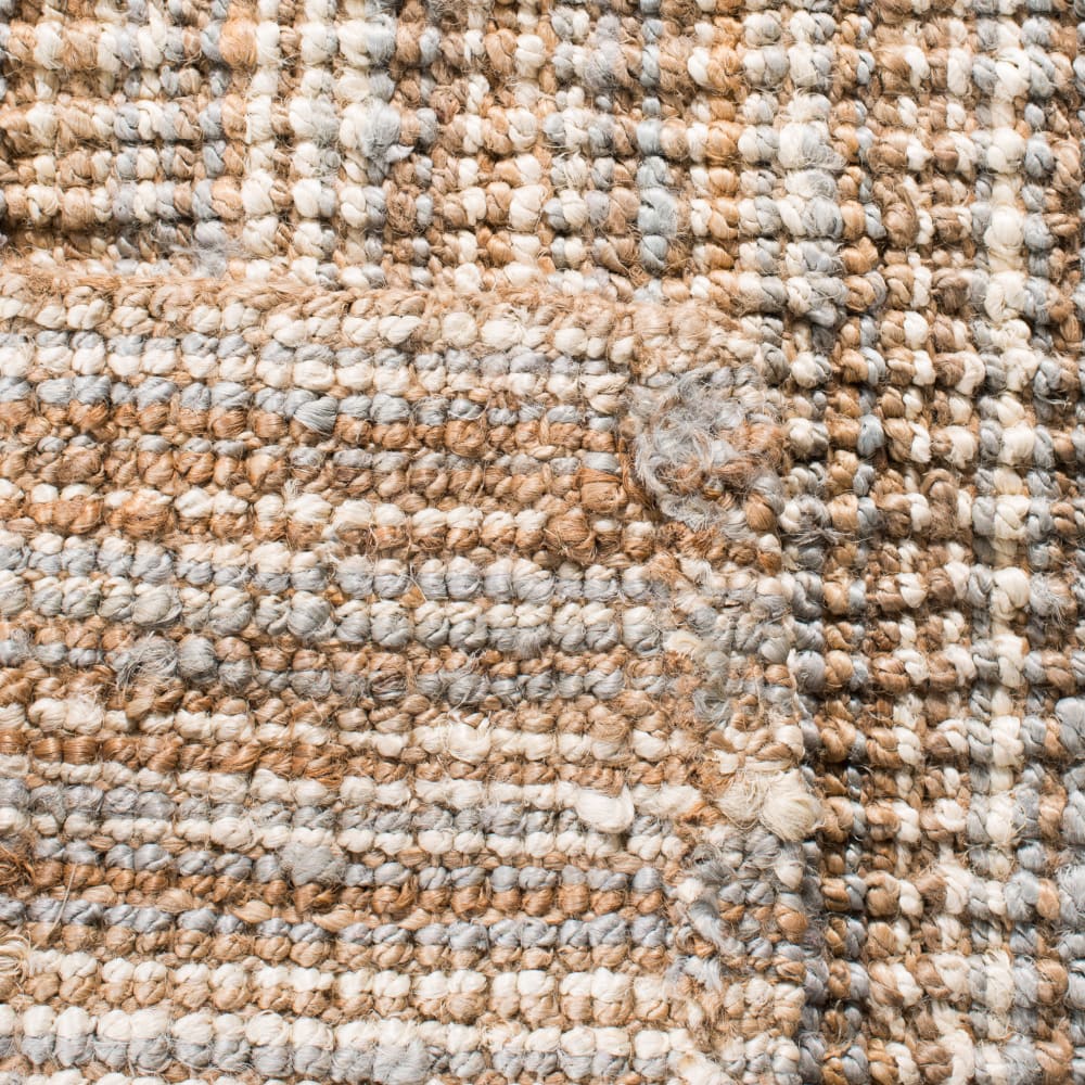 Tapis en jute gris/beige, 122 x 183 cm — vue 4